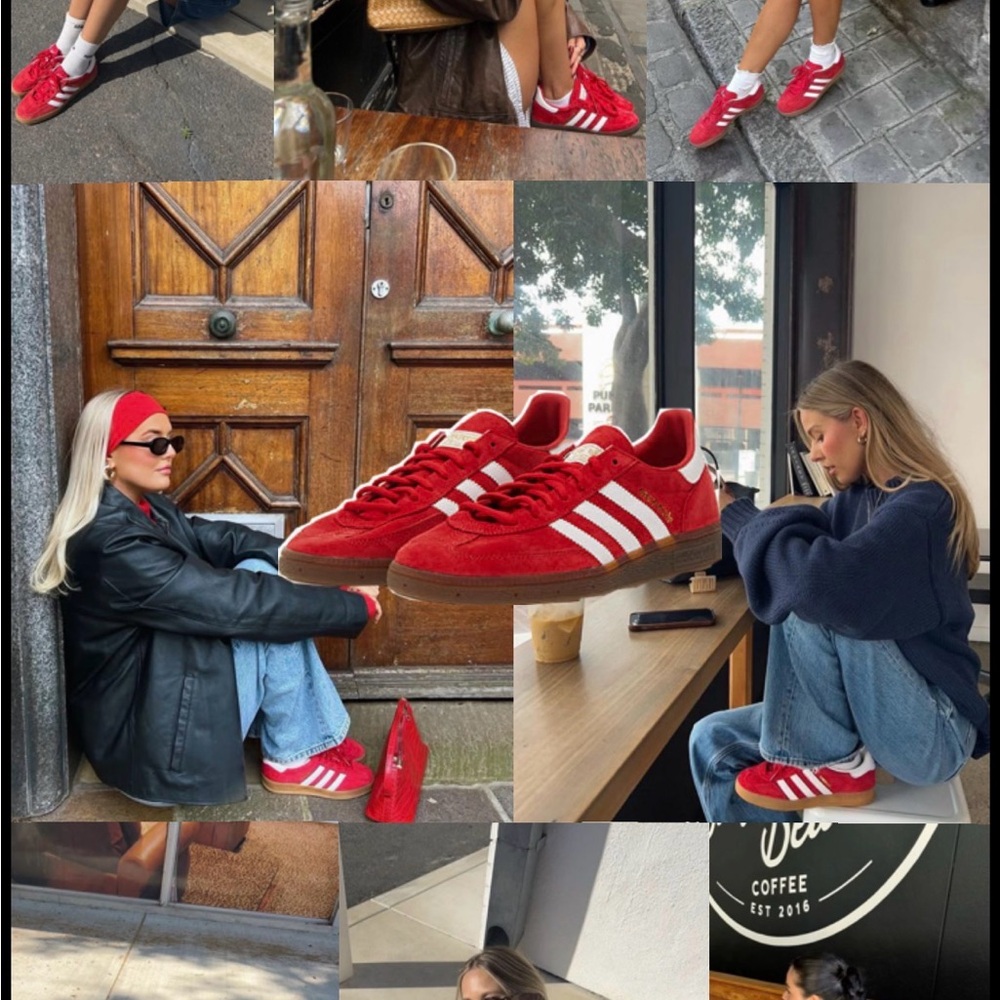 Adidas Gazelle Women size 9 — Red - Picture 5 of 7